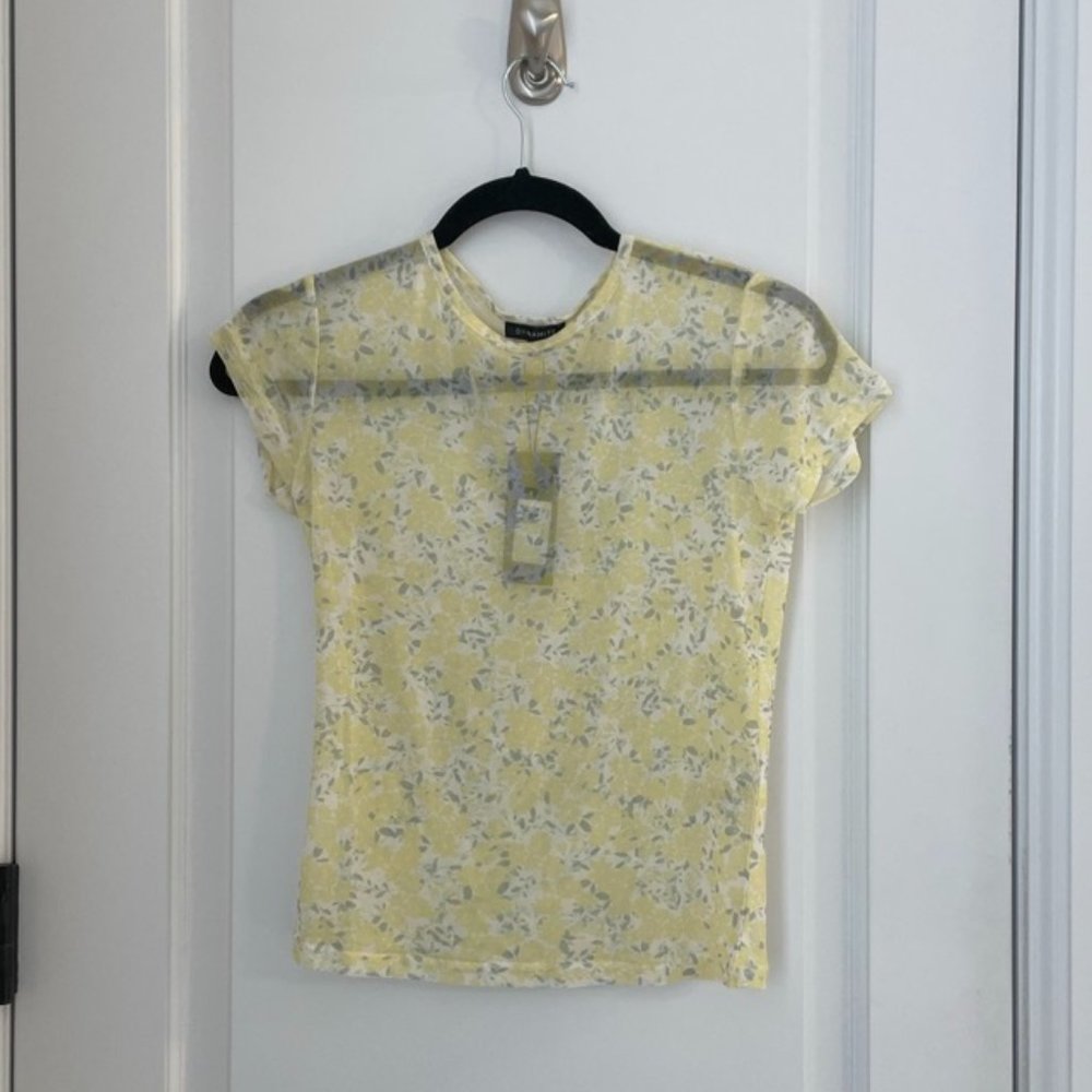Sheer Floral Top - Picture 1 of 4